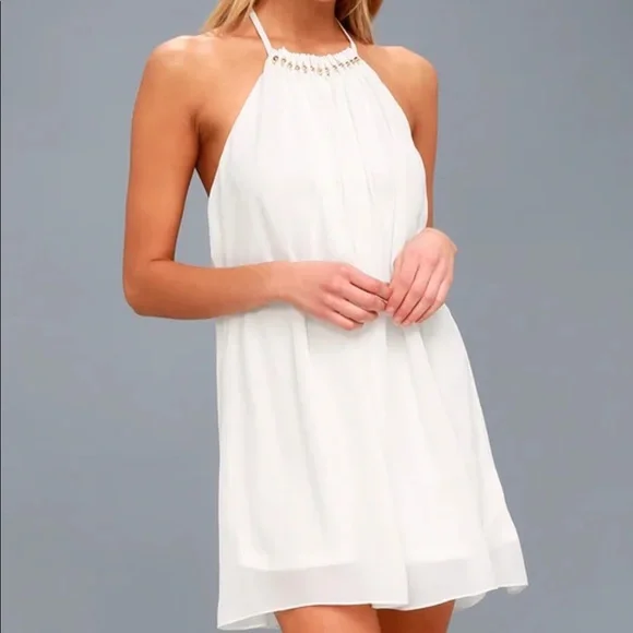 flowy midaxi dress Halter Neck Flowy Maxi Dress – Charming Charlie main image 1